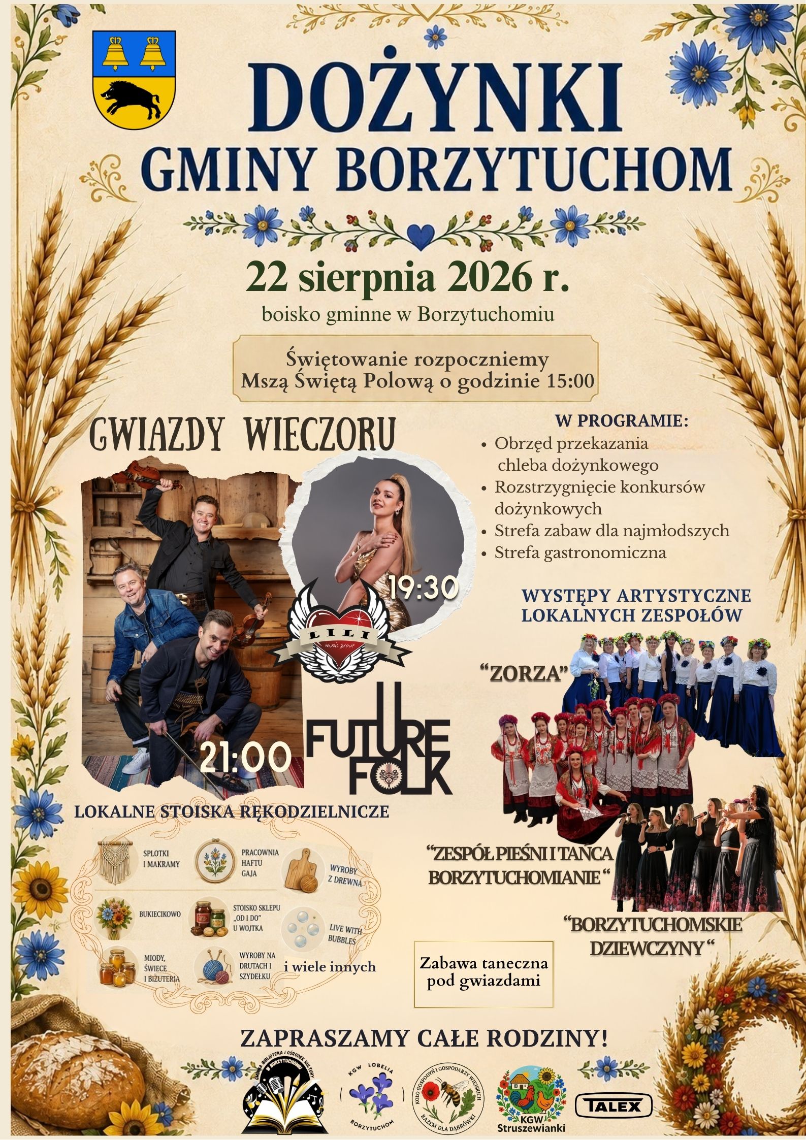 Plakat dożynkowy
