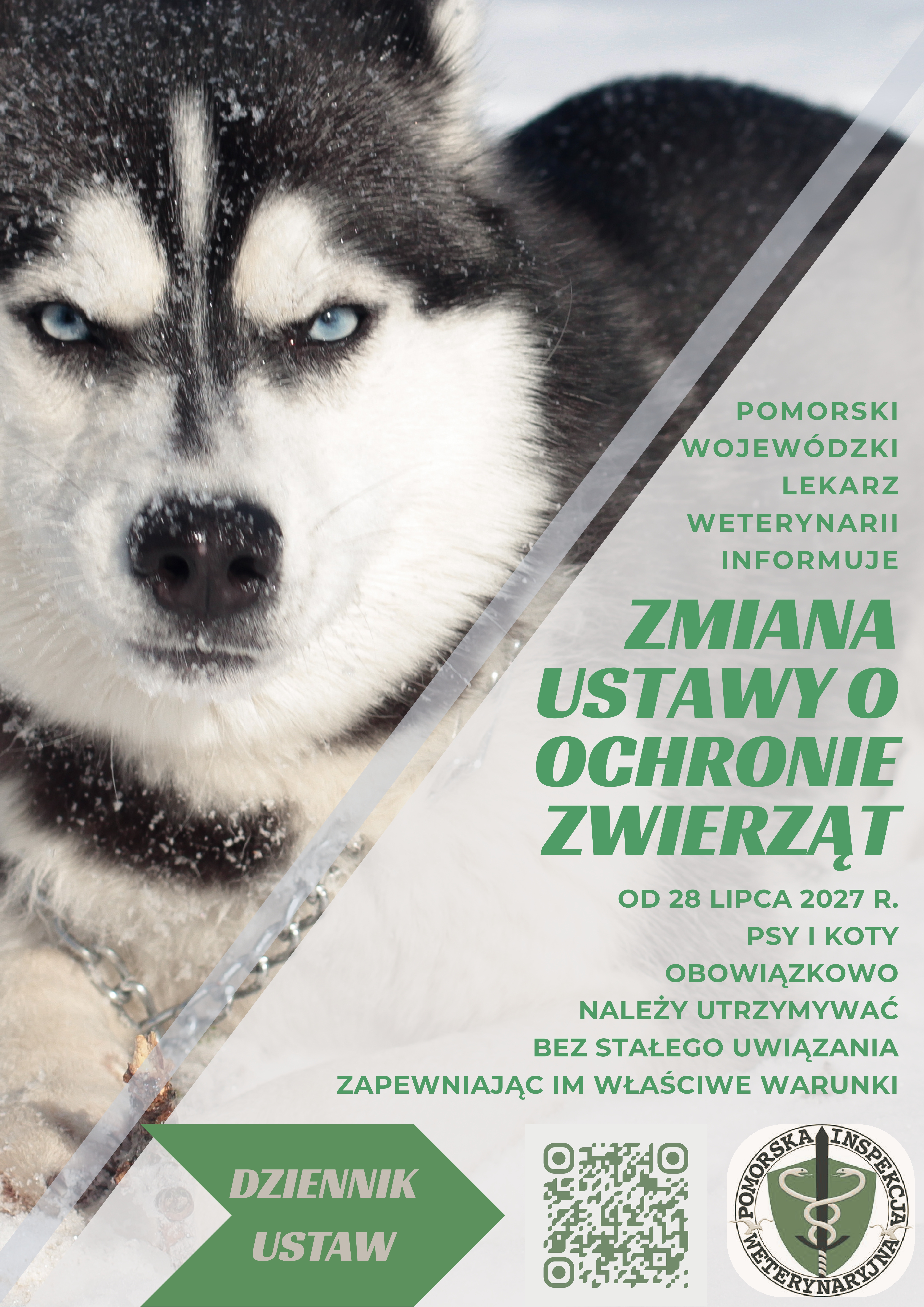 Plakat - Zmiana ustawy o&nbsp;ochronie zwierząt