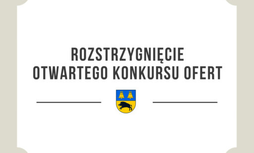 rozstrzygnięcie konkursu