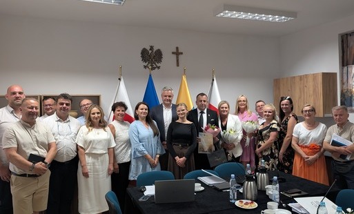 Wójt Gminy Borzytuchom wraz z Przewodniczącym i Radnymi Rady Gminy 