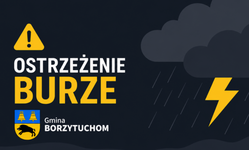 Ostrzezenie meteorologiczne - burze
