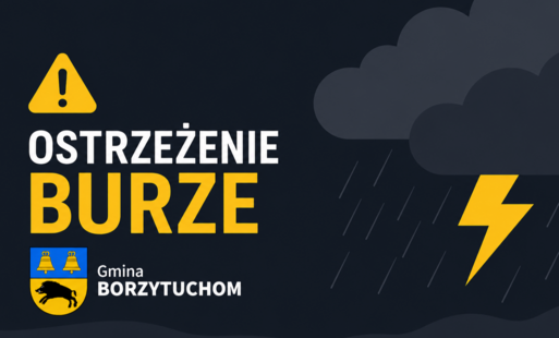 Ostrzezenie meteorologiczne - burze
