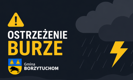 Ostrzezenie meteorologiczne - burze