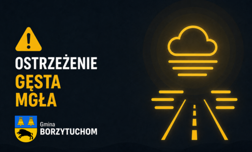 Ostrzeżenie meteorologiczne -  gęsta mgła