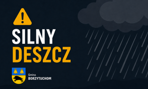 Ostrzeżenie meteorologiczne -  Intensywny deszcz