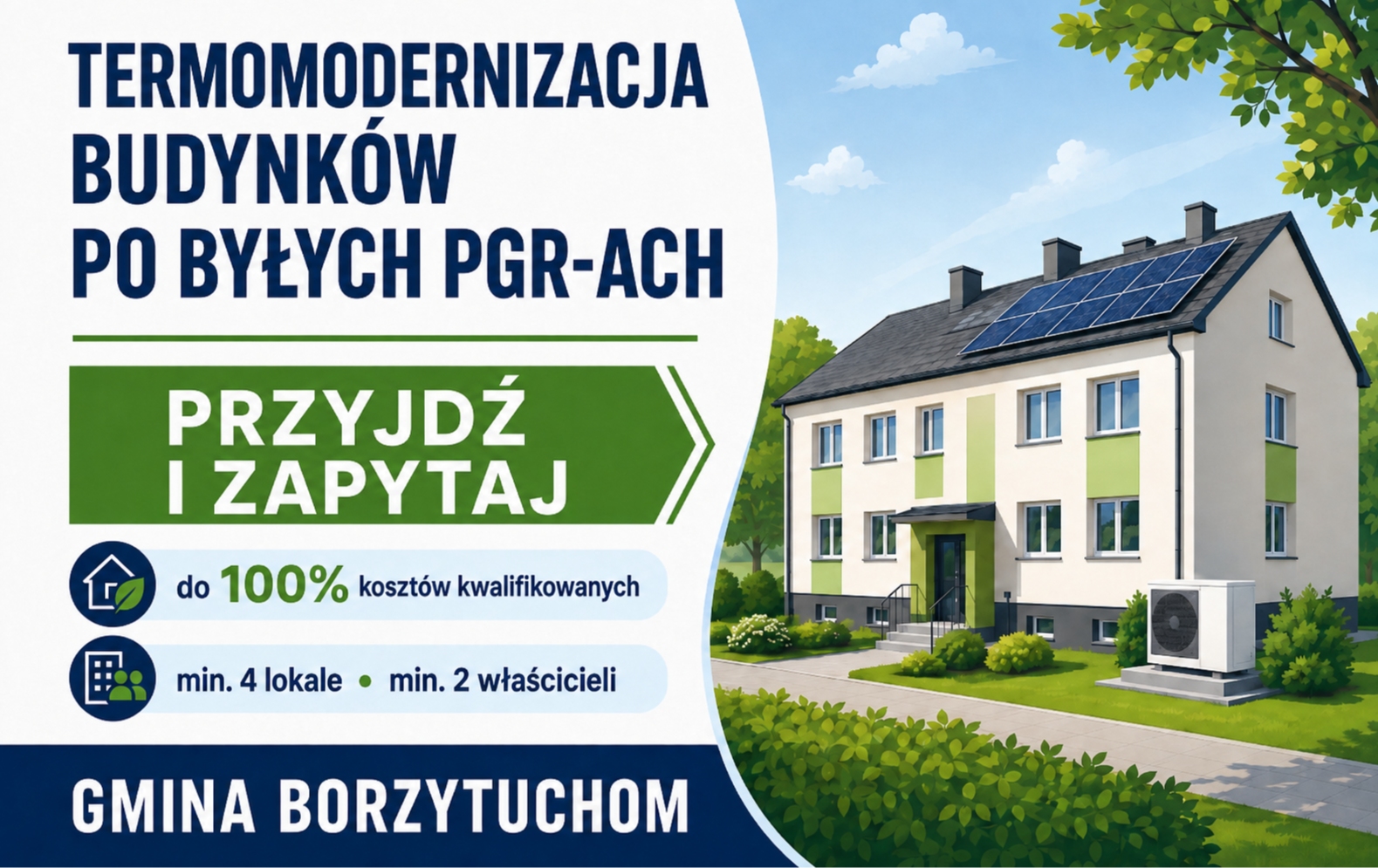 Termomodernizacja budynków po byłych PGR-ach – prosimy o zgłaszanie potrzeb
