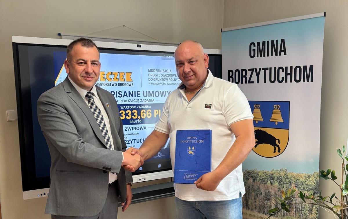 Podpisano umowę na modernizację ulicy Żwirowej w Borzytuchomiu
